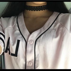 Black sunflower choker